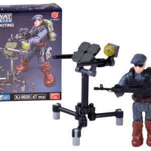 SWAT policininko kaladėlės, judanti figūrėlė, kareivis, surenkamas modelis ZA5724 - Image 7