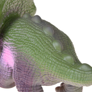 Interaktyvi guminė triceratops dinozauro figūrėlė su riaumojimo garsu ZA5726 - Image 3