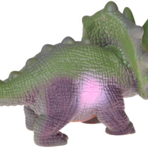 Interaktyvi guminė triceratops dinozauro figūrėlė su riaumojimo garsu ZA5726 - Image 5