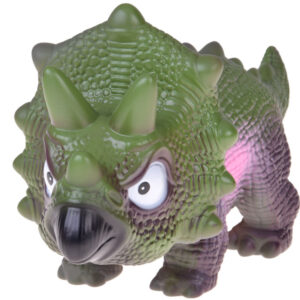 Interaktyvi guminė triceratops dinozauro figūrėlė su riaumojimo garsu ZA5726 - Image 2