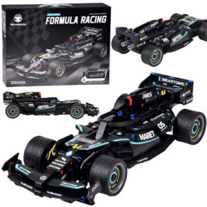 BOLID Formula 1 techniniai kaladėlių rinkiniai 268 dalių su atbulinės eigos mechanizmu ir lipdukais ZA5728
