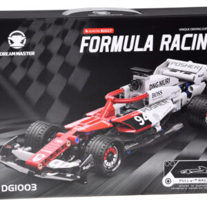 BOLID Formula 1 techniniai kaladėlių rinkiniai 276 det. su atbulinės eigos mechanizmu ir lipdukais ZA5729 - Image 6