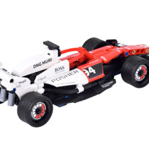 BOLID Formula 1 techniniai kaladėlių rinkiniai 276 det. su atbulinės eigos mechanizmu ir lipdukais ZA5729 - Image 4