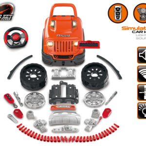 Mechanikų rinkinys: Mobiliosios AUTOMOBILIŲ DIRBTUVĖS + šviesa ir garsas ZA5738 - Image 7