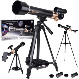 Astronominis teleskopas 30x/60x 500mm + trikojis ir priedai ES0028