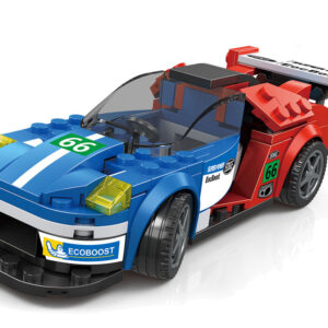 Konstruktorius sportinis automobilis MĖLYNAS-RAUDONAS 138 dalių ZA5744 - Image 2