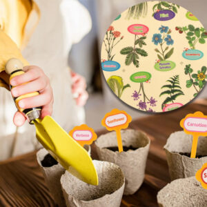 Little Gardener BIO rinkinys – šiltnamis, sėklos ir vazonai augalams auginti ZA5776 - Image 8