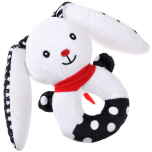 Kontrastinis barškutis kūdikiams su cypuku, BUNNY ZA5778 - Image 3