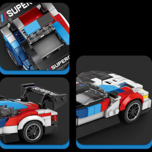 Techninių kaladėlių rinkinys Superauto RACING dažymui, aptakas, 363 dalys ZA5780 - Image 7