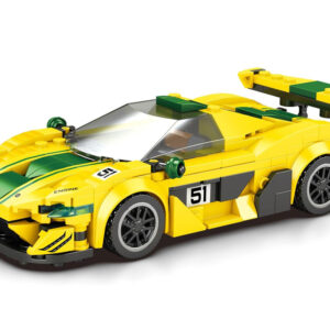 Konstruktorius sportinis automobilis P1 GTR GELTONAS-ŽALIAS 368-dalių ZA5781 - Image 2