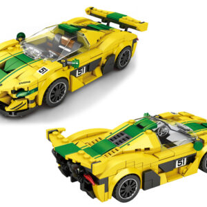 Konstruktorius sportinis automobilis P1 GTR GELTONAS-ŽALIAS 368-dalių ZA5781 - Image 3