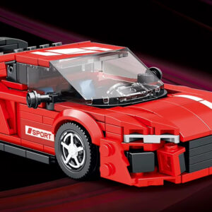 Konstruktorius automobilis RED sportinio kupė stiliaus, 373 detalių ZA5782 - Image 4