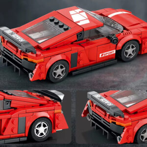 Konstruktorius automobilis RED sportinio kupė stiliaus, 373 detalių ZA5782 - Image 6