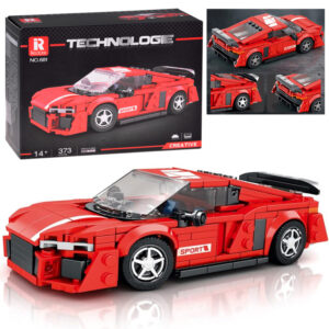 Konstruktorius automobilis RED sportinio kupė stiliaus, 373 detalių ZA5782