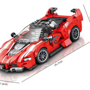 Konstruktorius Super sportinis automobilis RAUDONAS KABRIOLETAS 360 dalių ZA5786 - Image 3