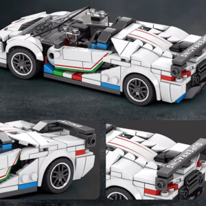 Techninių kaladėlių rinkinys Super sportinis automobilis WHITE CABRIOLET aptakas 348 dalys ZA5787 - Image 7