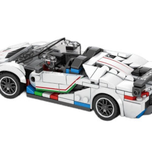 Techninių kaladėlių rinkinys Super sportinis automobilis WHITE CABRIOLET aptakas 348 dalys ZA5787 - Image 6