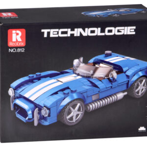 Techninių kaladėlių sportinis automobilis mėlynas klasikinis rodsteris 312 dalių ZA5792 - Image 7