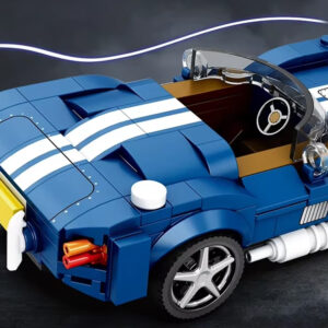 Techninių kaladėlių sportinis automobilis mėlynas klasikinis rodsteris 312 dalių ZA5792 - Image 3