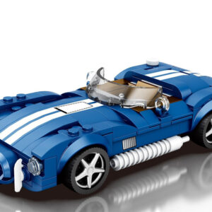 Techninių kaladėlių sportinis automobilis mėlynas klasikinis rodsteris 312 dalių ZA5792 - Image 2