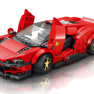 Techninių kaladėlių rinkinys Futuristinis automobilis RED su pakeliamomis durelėmis 275 detalės ZA5794 - Image 2
