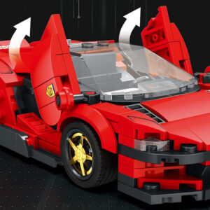 Techninių kaladėlių rinkinys Futuristinis automobilis RED su pakeliamomis durelėmis 275 detalės ZA5794 - Image 6