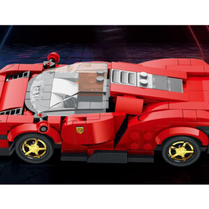 Techninių kaladėlių rinkinys Futuristinis automobilis RED su pakeliamomis durelėmis 275 detalės ZA5794 - Image 4