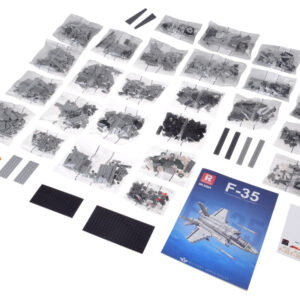Techniniai kaladėlių rinkiniai Licencijuotas amerikiečių naikintuvas F-35 Lightning II 1600 dalių ZA5799 - Image 4