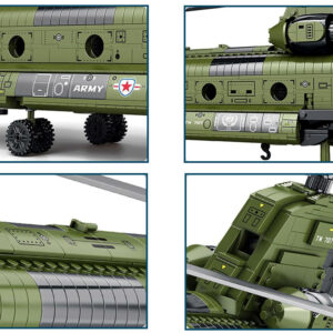 Reobrix licencijuotas konstruktorius CH-47 Chinook sraigtasparnis, 1458 det. ZA5802 - Image 5