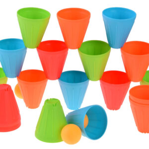 FAST CUPS lavinamasis žaidimas Trikampės kaladėlės + kamuoliukai 38 dalys ZA5811 - Image 5