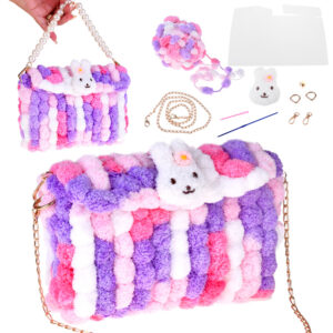 „DIY“ kūrybinis rinkinys – pūkuota „Pom Pom“ rankinė ZA5814