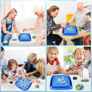 Magnetinis strateginis žaidimas su rutuliukais ir laimės ratu visai šeimai GR0763 - Image 6