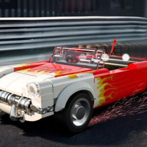 Konstruktorius automobilis klasikinis hot rod rodsteris 249el. ZA5817 - Image 3