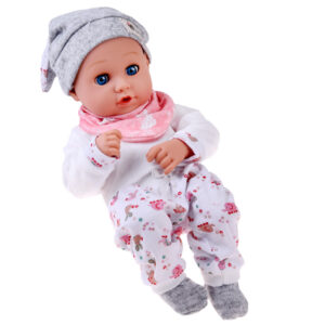 Lėlė BOBAS 32cm su judančiomis akimis + maitinimo priedai ZA5833 - Image 4
