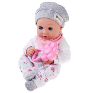 Lėlė BOBAS 32cm su judančiomis akimis + maitinimo priedai ZA5833 - Image 7