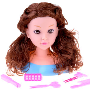 Kirpimo galva 20 cm BLACK DOLL su kirpimo priedais ZA5838 - Image 2