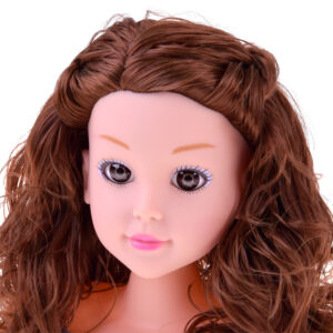 Kirpimo galva 20 cm BLACK DOLL su kirpimo priedais ZA5838 - Image 3