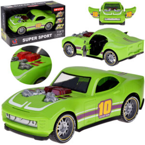 Sportinis ralio automobilis, lenktyninis, šviesos efektai, garsas, valdomas ZA5846