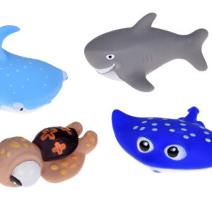 Guminiai žaislai maudynėms, 4 vnt. SEASIDE ANIMALS ZA5858 - Image 6