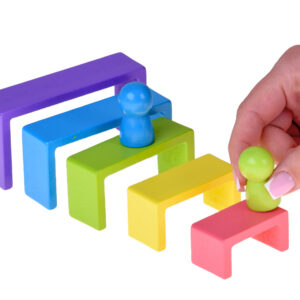 Medinis Montessori dėlionė – įvairių formų detalės ZA5859 - Image 7