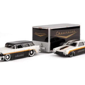 Licencijuoti metaliniai automobiliai 1:64 – Chevrolet Nomad 1955 ir Vega 1971 ZA5863 - Image 8