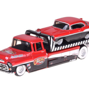 Licencijuoti 1:64 Chevrolet Flatbed 1957 ir Bel Air ZA5864 liejinio modelio automobiliai - Image 7