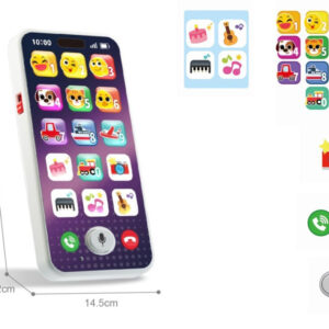 Interaktyvus IŠMANUSIS TELEFONAS mažyliams su muzika ir garsais ZA5872 - Image 7