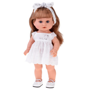 Žavinga lėlė Jaśminka ilgais plaukais 38cm elegantiška apranga ZA5876 - Image 4