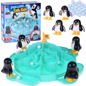 Arkadinio tipo žaidimas „Penguins Go!“ – Ledo gniūžčių mūšis GR0767