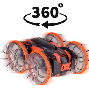 Amfibinis automobilis 2-in-1 kaskadinis R/C nuotoliniu būdu valdomas – važiuoja, plaukia, šviečia RC0735 - Image 4