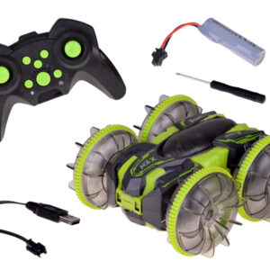 Amfibinis automobilis 2-in-1 kaskadinis R/C nuotoliniu būdu valdomas – važiuoja, plaukioja, šviečia RC0735 - Image 2