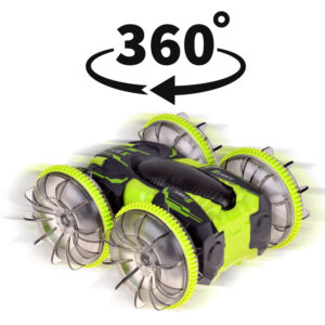 Amfibinis automobilis 2-in-1 kaskadinis R/C nuotoliniu būdu valdomas – važiuoja, plaukioja, šviečia RC0735 - Image 4