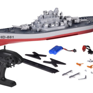 Nuotoliniu būdu valdomas didelis laivas BATTLESHIP LHD-881, mastelis 1:390 RC0736 - Image 2