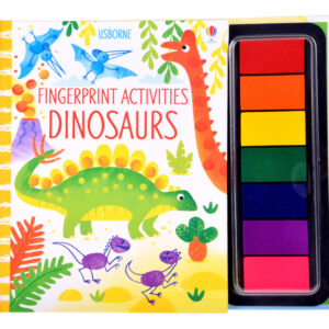 Kūrybinė pirštukų dažymo knygelė DINOSAURS 64 puslapiai 7 spalvos AP0048 - Image 7